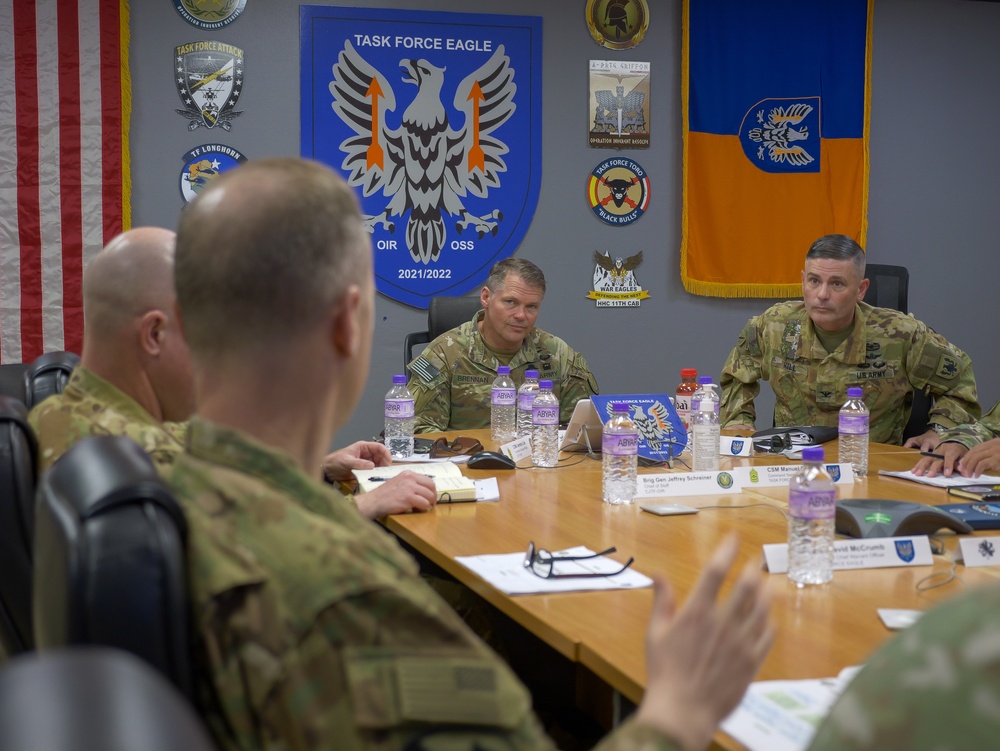 CJTF-OIR leaders visit Task Force Eagle