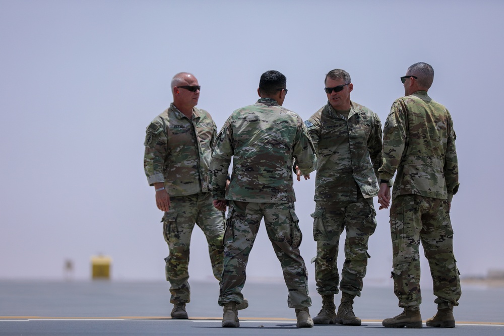 CJTF-OIR leaders visit Task Force Eagle