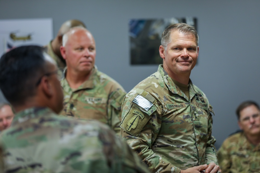 CJTF-OIR leaders visit Task Force Eagle