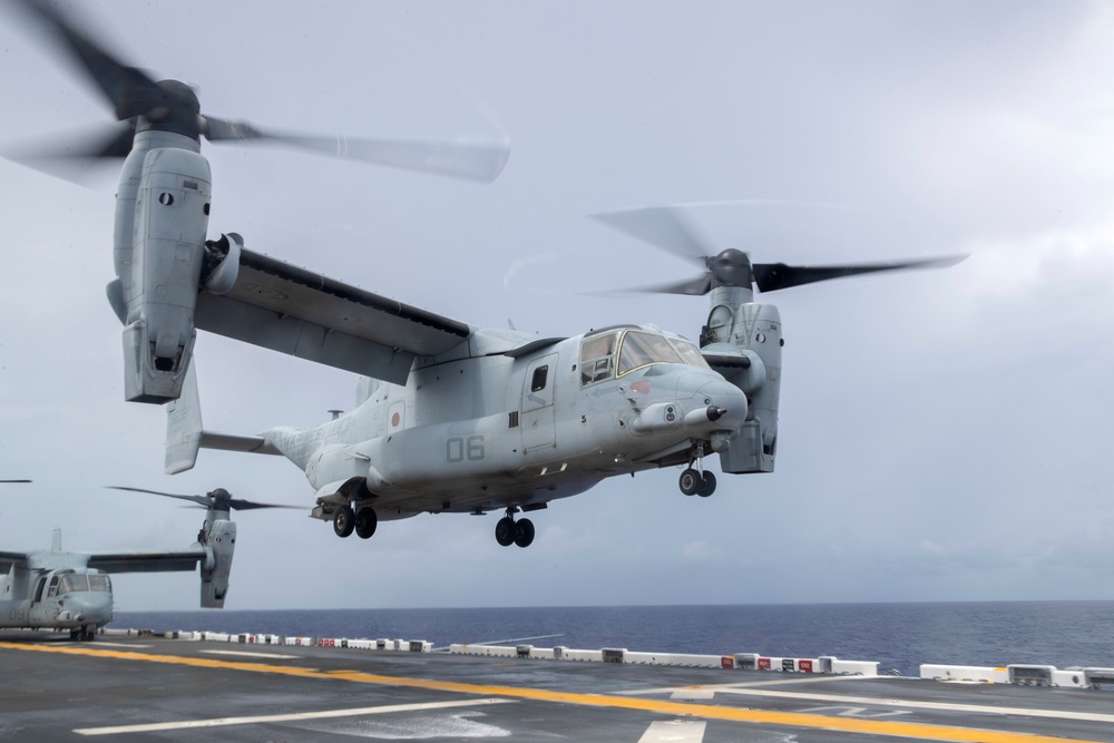 Dvids - Images - Vmm-262 Reinforced V-22 Osprey's Operate Aboard Uss 