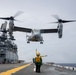 VMM-262 Reinforced V-22 Osprey's Operate aboard USS Tripoli (LHA 7)