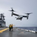 VMM-262 Reinforced V-22 Osprey's Operate aboard USS Tripoli (LHA 7)