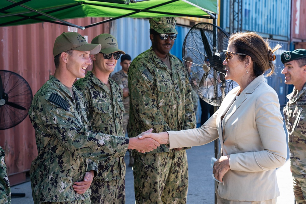 U.S. Ambassador to Lebanon visits Coast Guard cutters