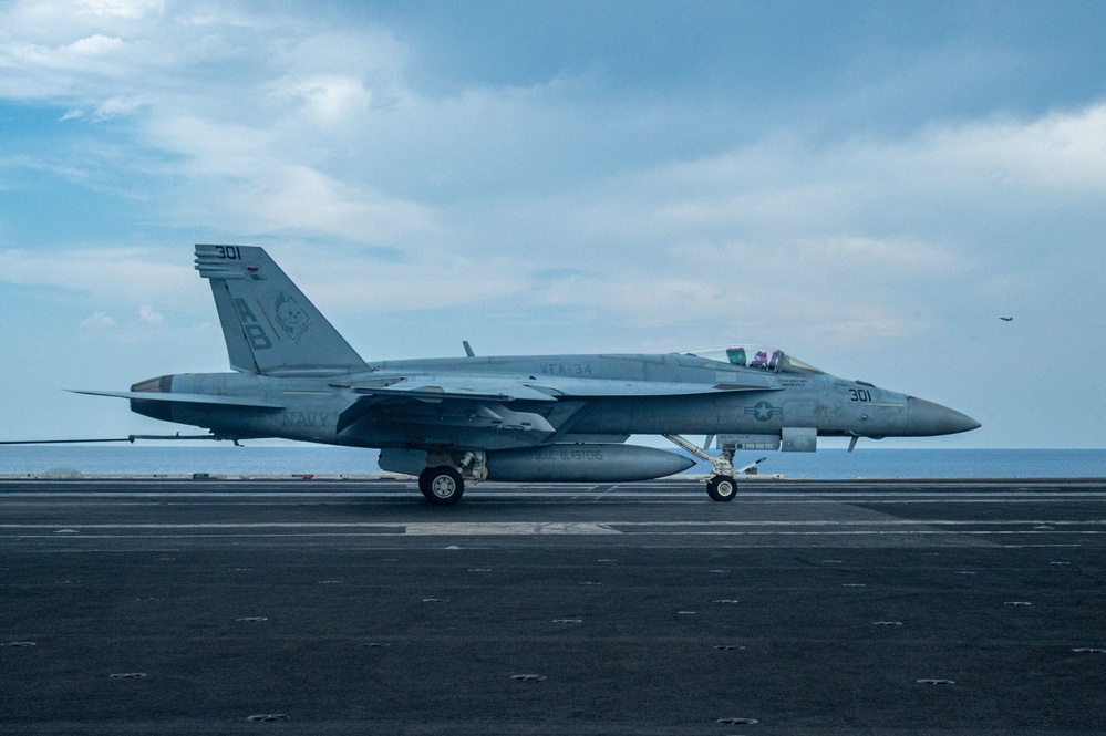 The Harry S. Truman Carrier Strike Group is on a scheduled deployment in the U.S. Naval Forces Europe area of operations, employed by U.S. Sixth Fleet to defend U.S., allied and partner interests.