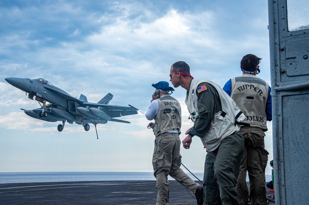 The Harry S. Truman Carrier Strike Group is on a scheduled deployment in the U.S. Naval Forces Europe area of operations, employed by U.S. Sixth Fleet to defend U.S., allied and partner interests.