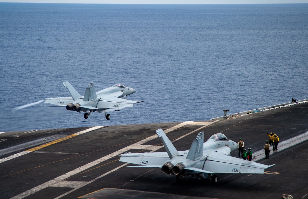 The Harry S. Truman Carrier Strike Group is on a scheduled deployment in the U.S. Naval Forces Europe area of operations, employed by U.S. Sixth Fleet to defend U.S., allied and partner interests.