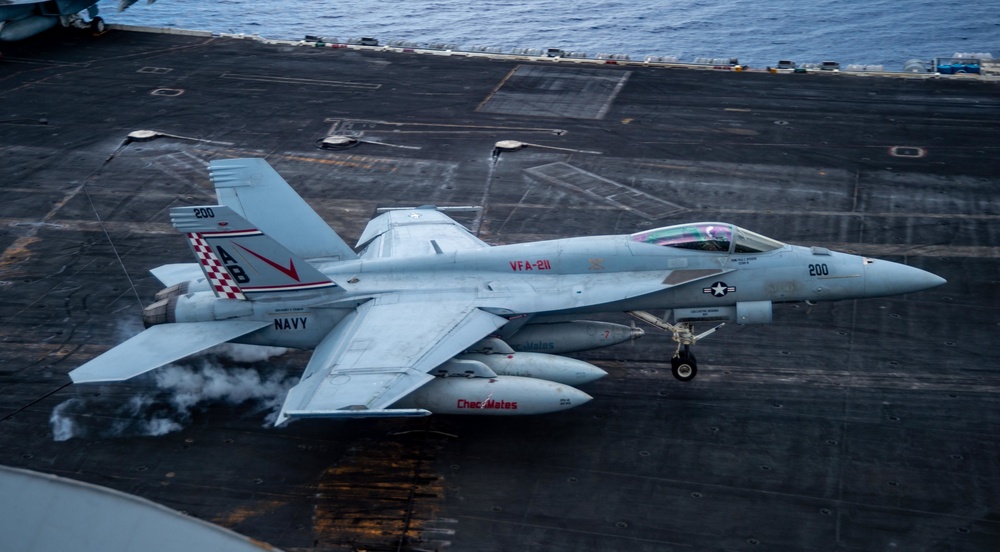 The Harry S. Truman Carrier Strike Group is on a scheduled deployment in the U.S. Naval Forces Europe area of operations, employed by U.S. Sixth Fleet to defend U.S., allied and partner interests.
