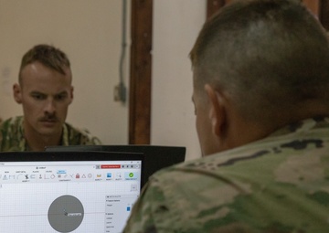 CAD software exercise during advanced manufacturing seminar