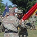 Passing of the colors by the keeper of the unit