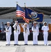 Guests render honors at the commissioning ceremony for USS Fort Lauderdale (LPD 28)