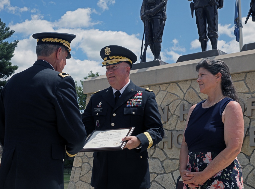 Maj. Gen. Guthrie retirement ceremony