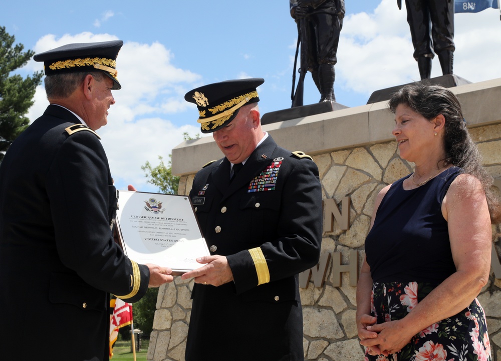 Maj. Gen. Guthrie retirement ceremony