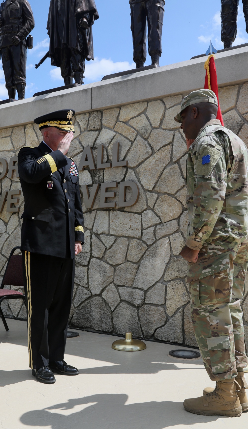 Maj. Gen. Guthrie retirement ceremony