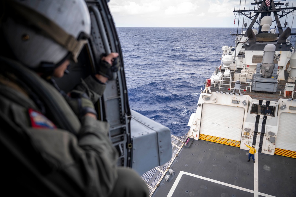 USCGC Midgett transits near Hawaiian Islands