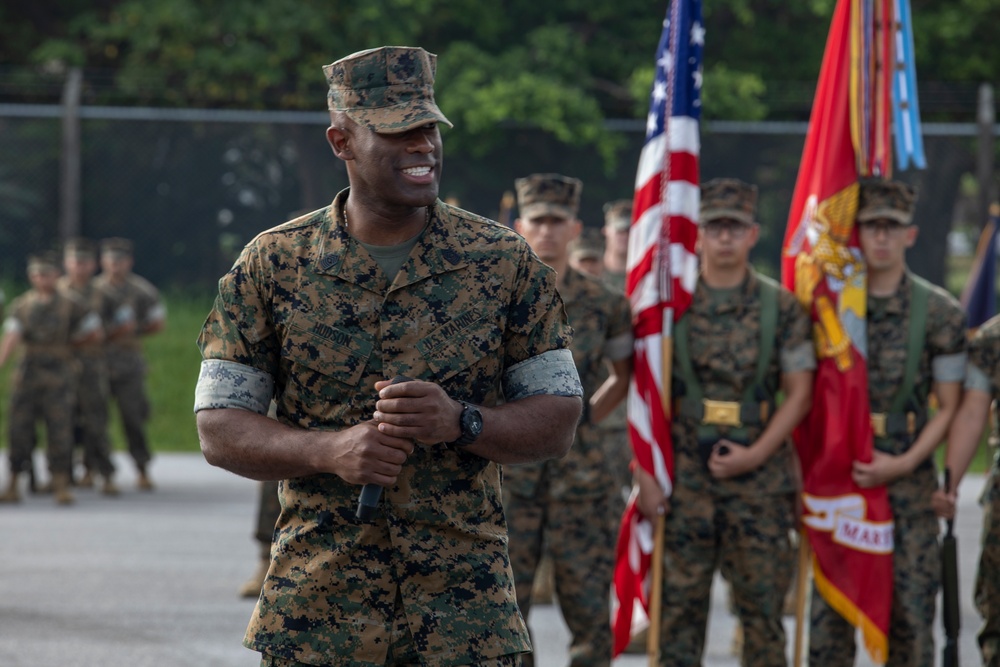 Sergeant Major Relief and Appointment: Marine Air Support Squadron 2