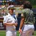 Padres Salute to the Navy Ceremony
