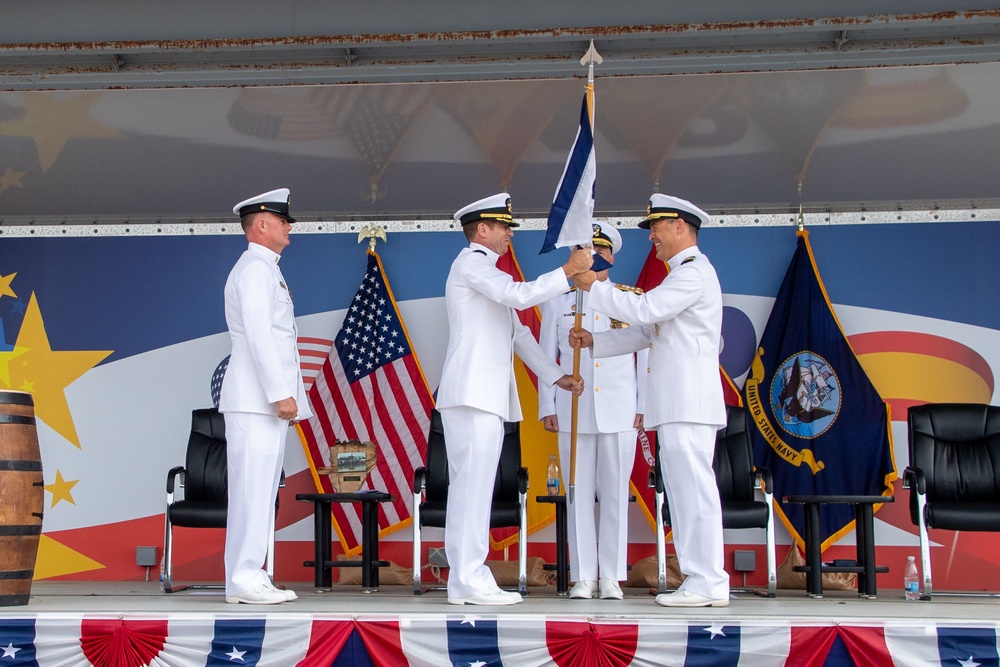 CTF 68 Holds Change of Command Ceremony
