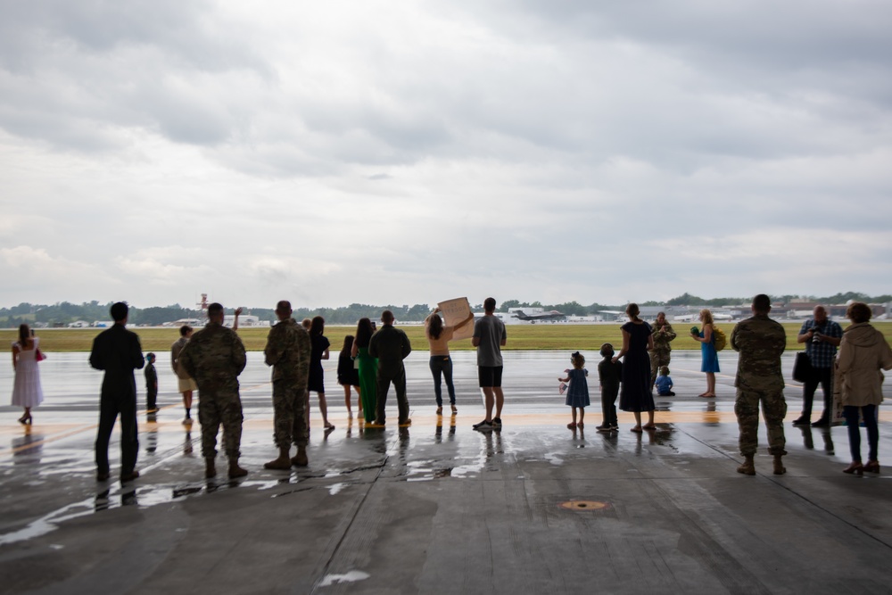 Airmen Return from Overseas Deployment