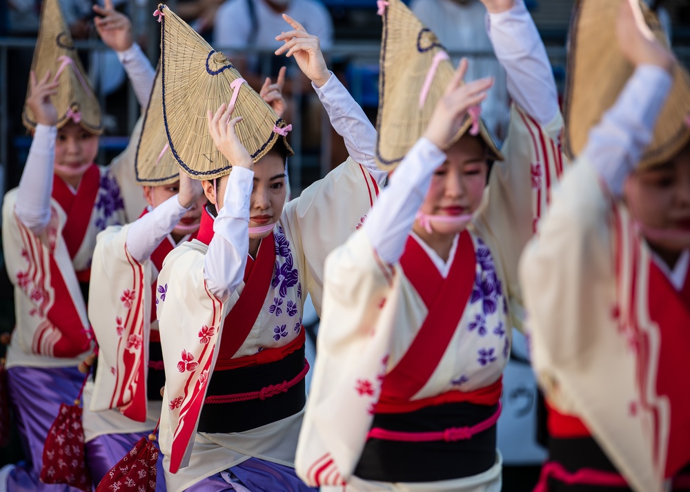 NAF Atsugi and Atsugi JMSDF Leaders Participate in Awa Odori Festival