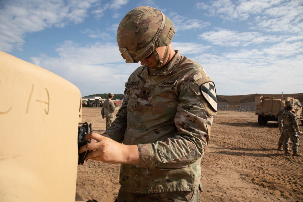 3rd Armored Brigade Combat Team, 1st Cavalry Division Conducts Motorpool Monday