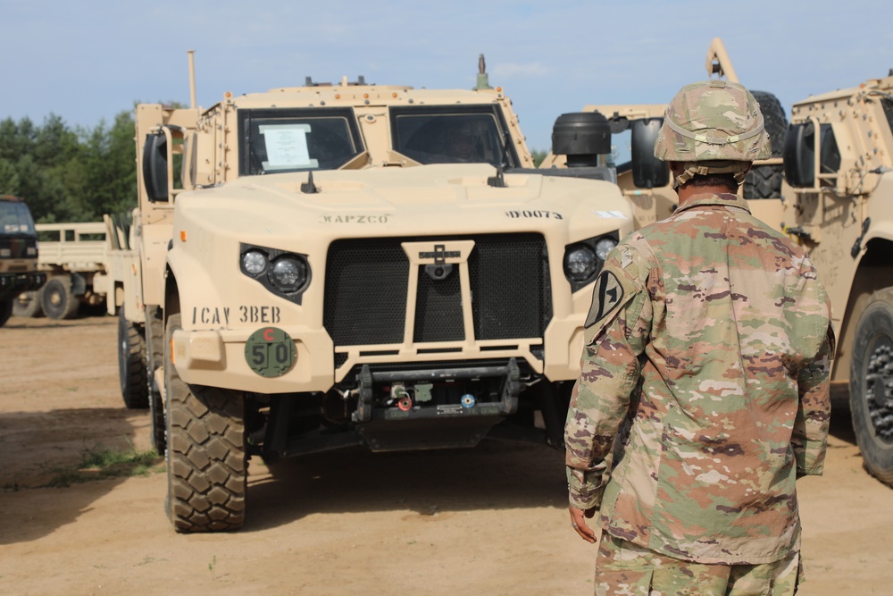 3rd Armored Brigade Combat Team, 1st Cavalry Division Conducts Motorpool Monday