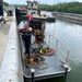 Cheatham Lock undergoes stop log seal maintenance