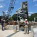 Cheatham Lock undergoes stop log seal maintenance