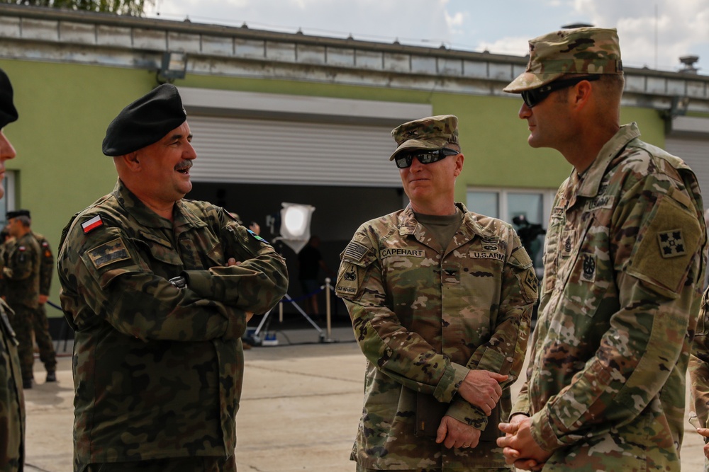 Abrams Tank Training Academy opening ceremony