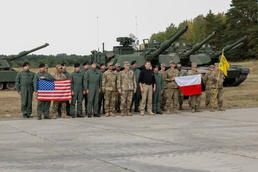 Abrams Tank Training Academy opening ceremony