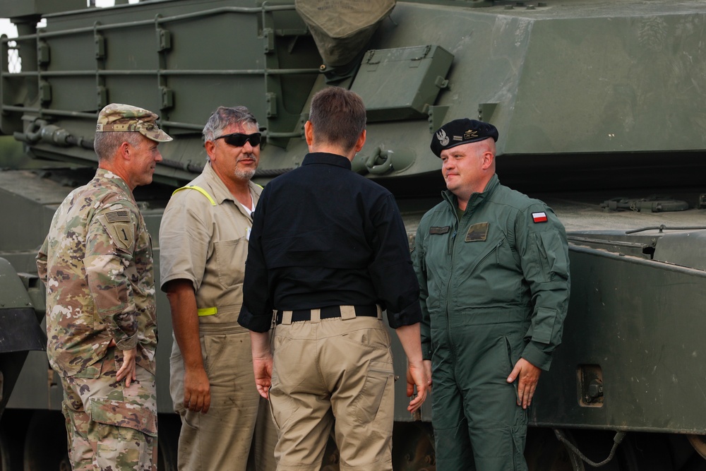 Abrams Tank Training Academy opening ceremony
