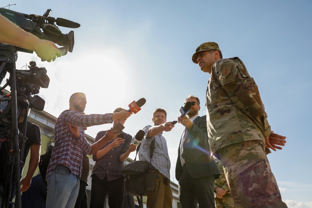 Abrams Tank Training Academy opening ceremony