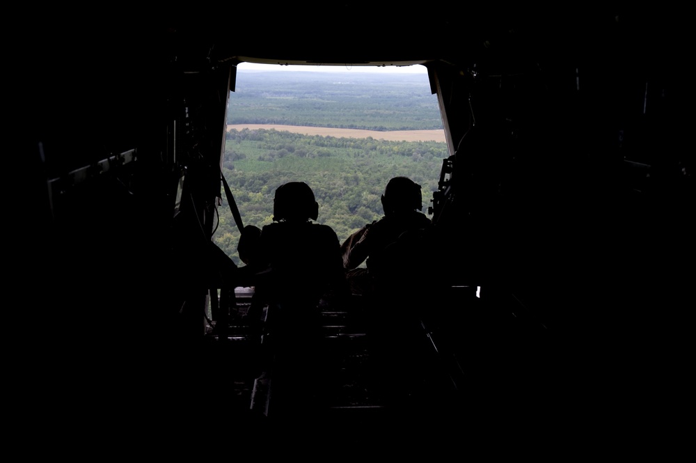 CV-22 Osprey training flight at Hurlburt Field