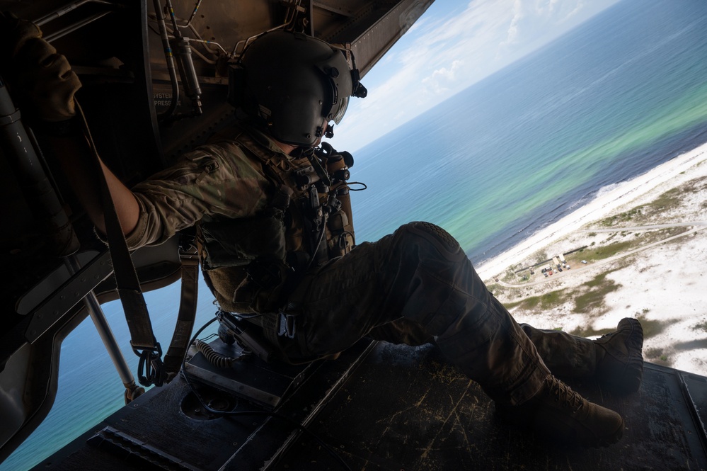 CV-22 Osprey training flight at Hurlburt Field