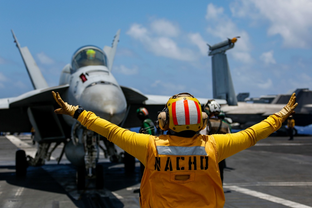 Abraham Lincoln conducts flight operations