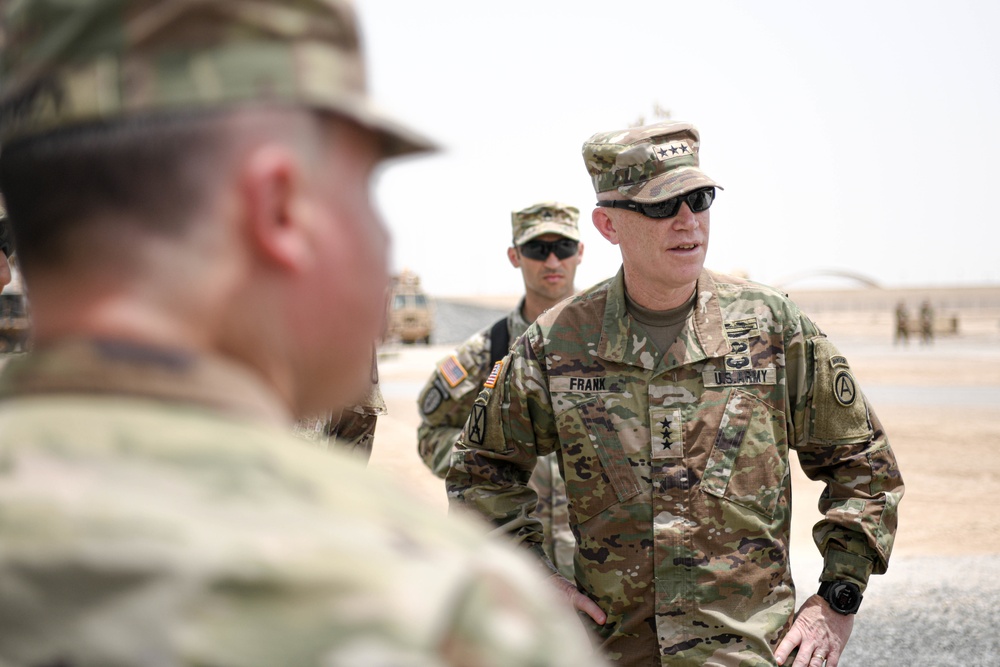 ARCENT's Frank and Garza meet with U.S. Soldiers at ADAB