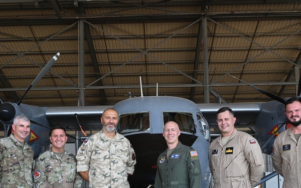 39th ABW Command leadership showcase NATO partnership with Polish Military Contigent Immersion