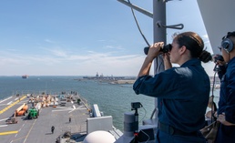 USS Wasp Pulls into Naval Station Norfolk