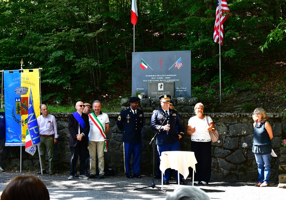 WWII Commemoration in honor of U.S. Bronze Star Medal awardee; Manrico Ducceschi