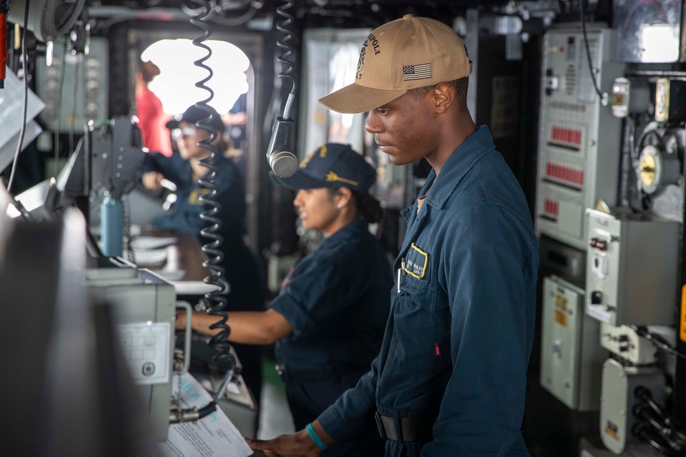 USS Tripoli Bridge