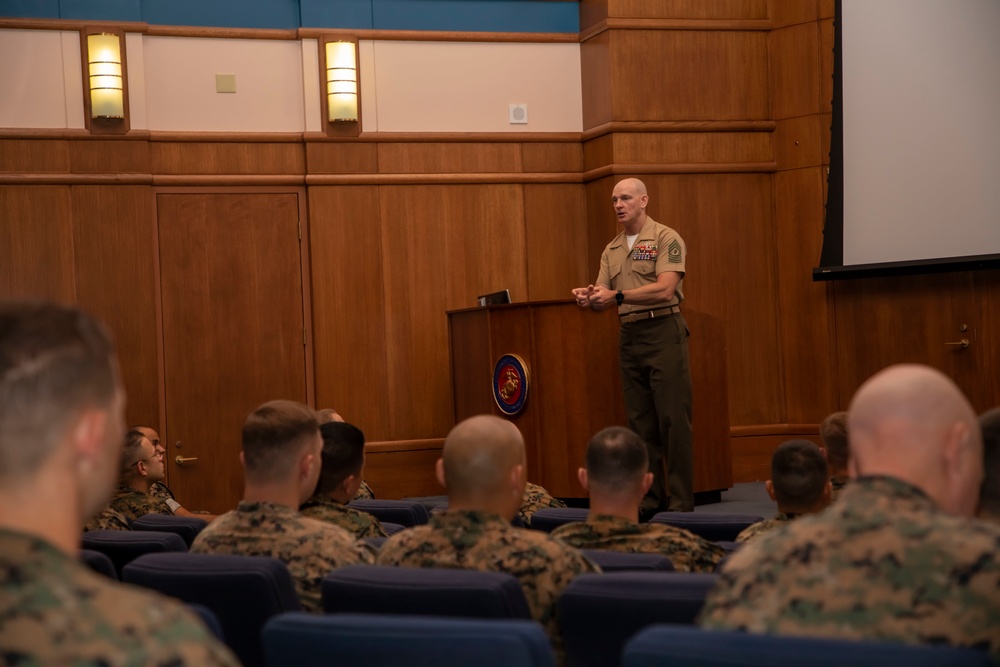 SMMC visits First Sergeants Course
