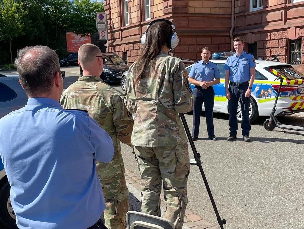 21st TSC, AFN Europe and Kaiserslautern Polizei work together to scoot out DUIs