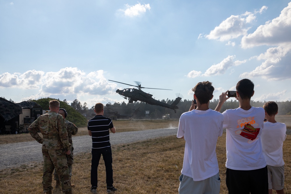 Students visit Grafenwoehr Training Area