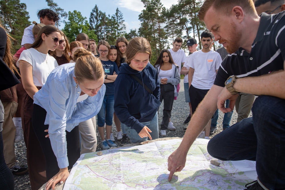 Students visit Grafenwoehr Training Area