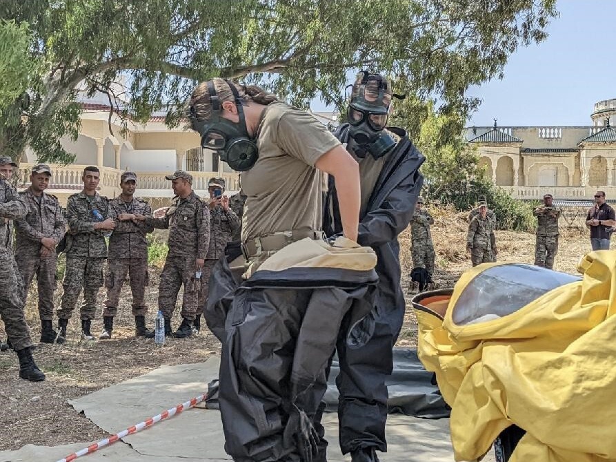 Wyoming National Guard’s Civil Support Team returns from training in Tunisia