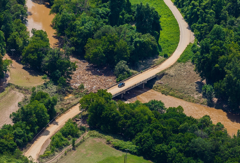 Kentucky National Guard Provides Media Flyover of Eastern Kentucky