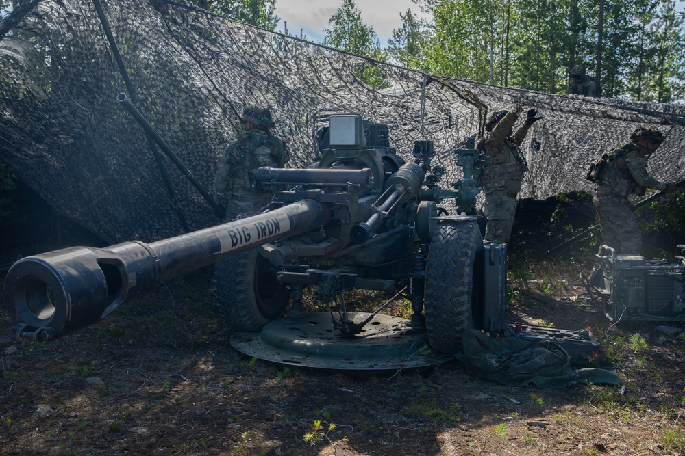 U.S. Conducts Field Artillery Training In Support of Finnish STX