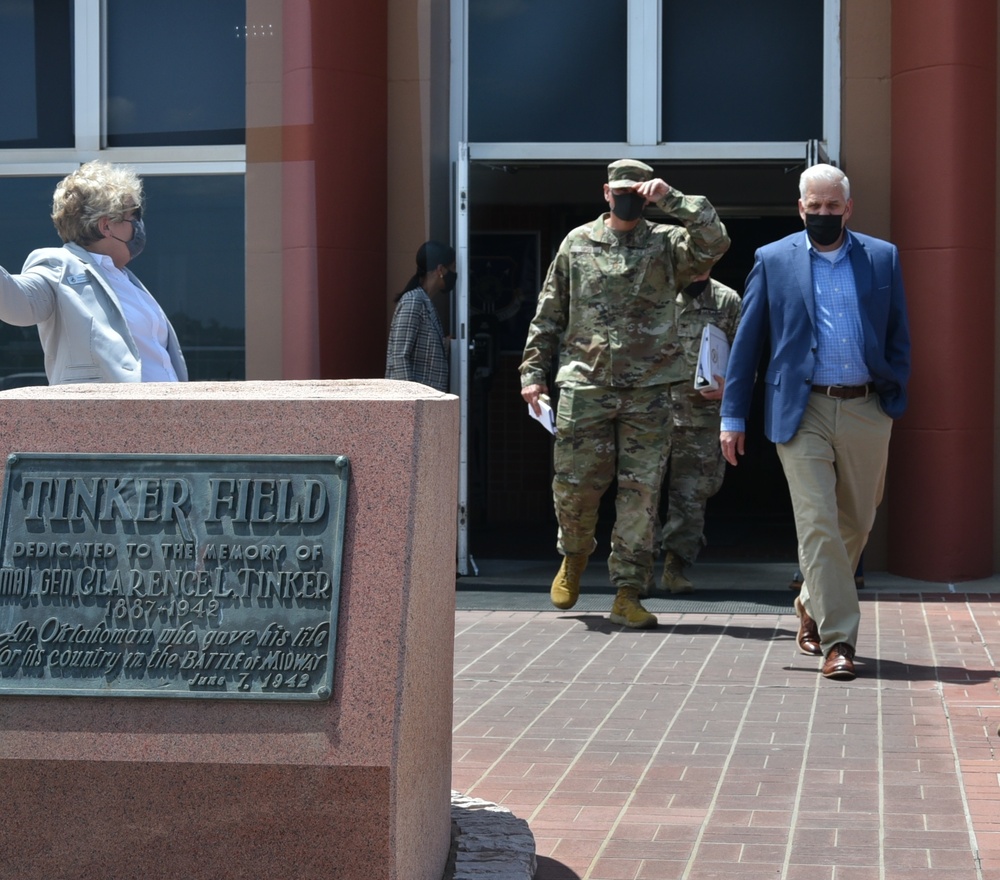 Christopher Lowman Visits AFSC Headquarters