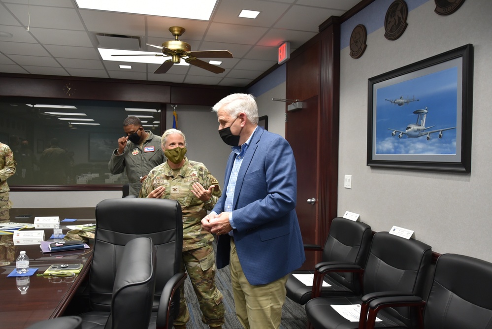 Christopher Lowman Visits AFSC Headquarters