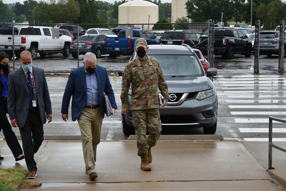 Christopher Lowman Visits AFSC Headquarters