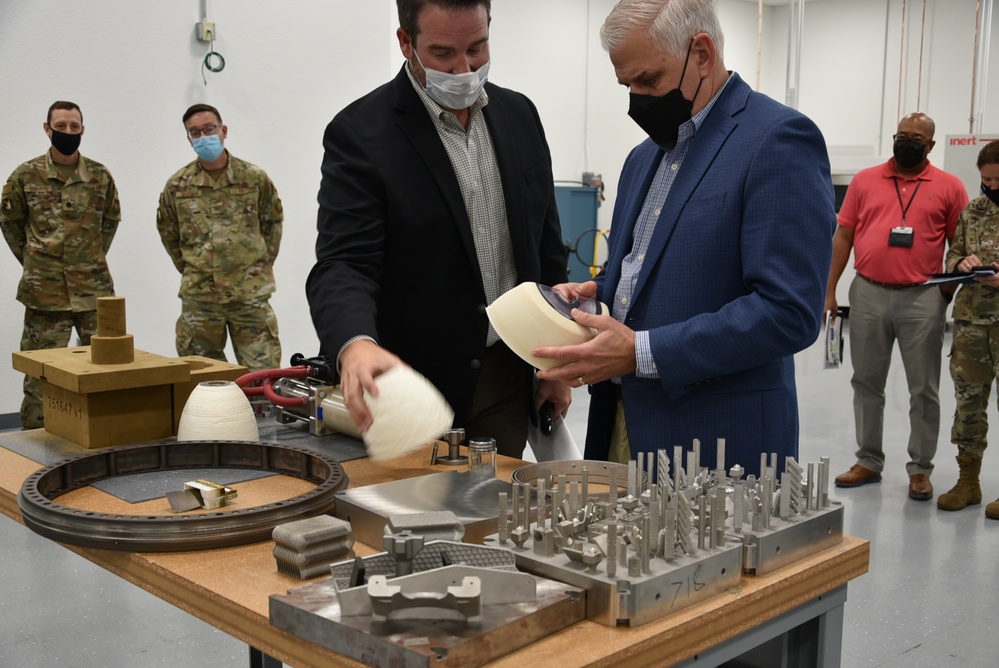 Christopher Lowman Visits AFSC Headquarters